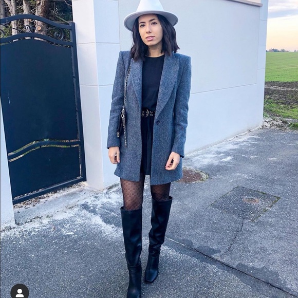 Zara wool frock coat bloggers favorite - Picture 10 of 11